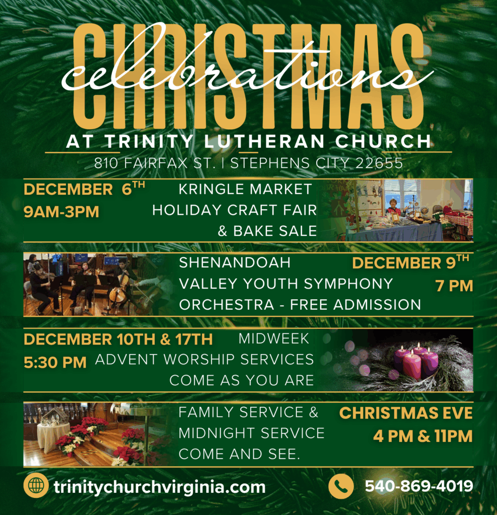 Christmas Celebrations at Trinity